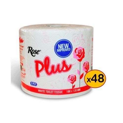 Rose Plus Tissue 3ply (Pack of 48)