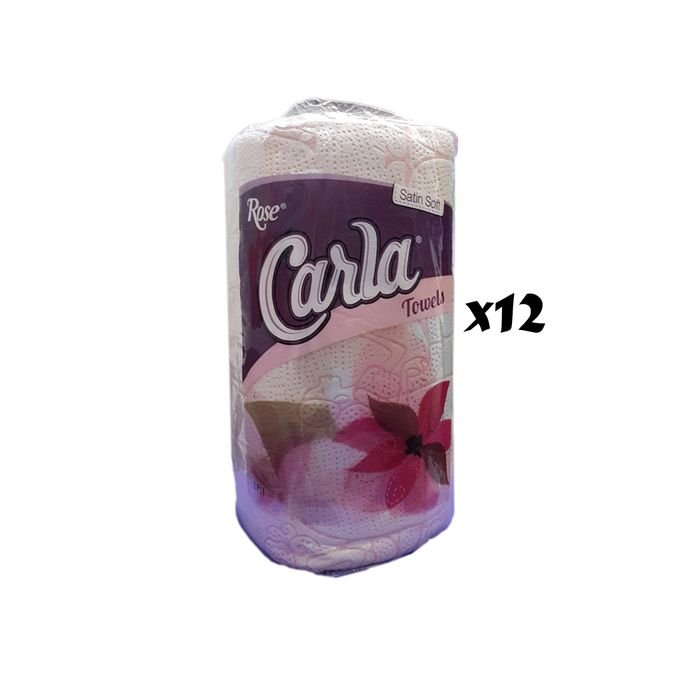 ROSE CARLA TOWELS 2PLY (Pack OF 12)